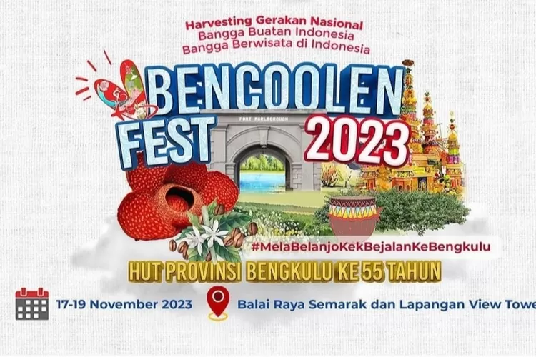 Provinsi Bengkulu ke-55 mendukung produk dalam negeri dan membangun pariwisata lokal